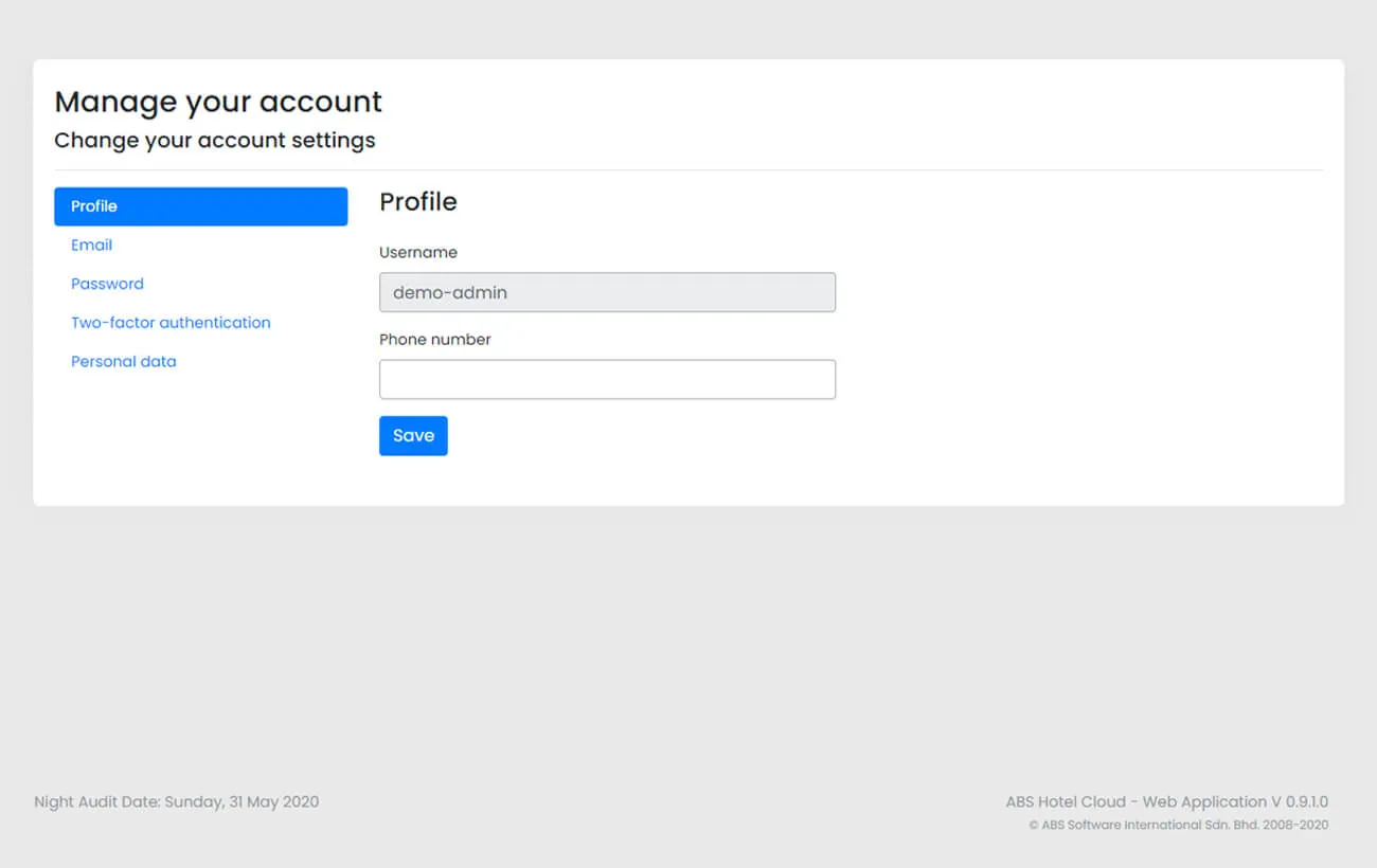 UsersSecuritiesMaintenance