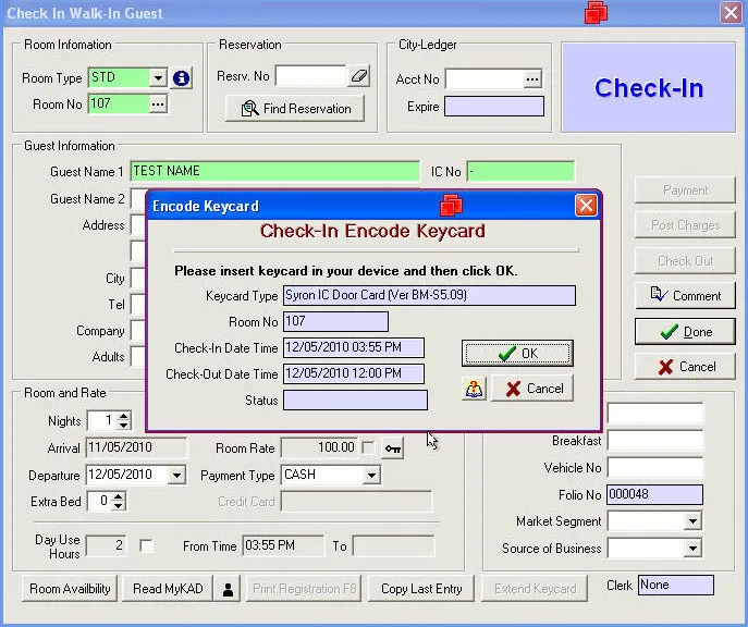 checkinencodecard